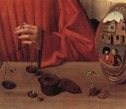 Details of St.Eligius, Petrus Christus